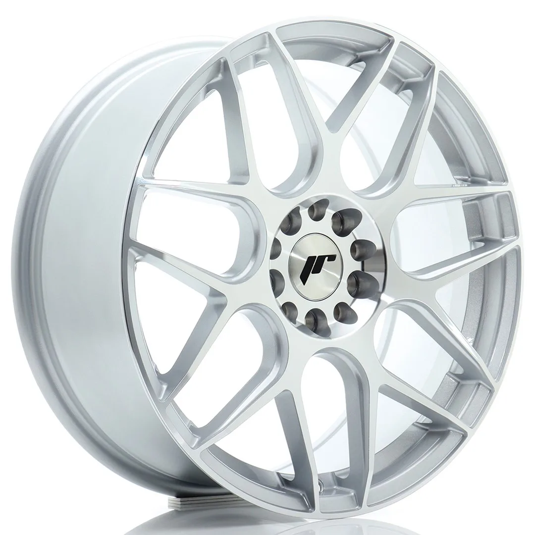 Felg Japan Racing JR18 18x7,5 ET40 5x112/114 sølvbearbeidet front