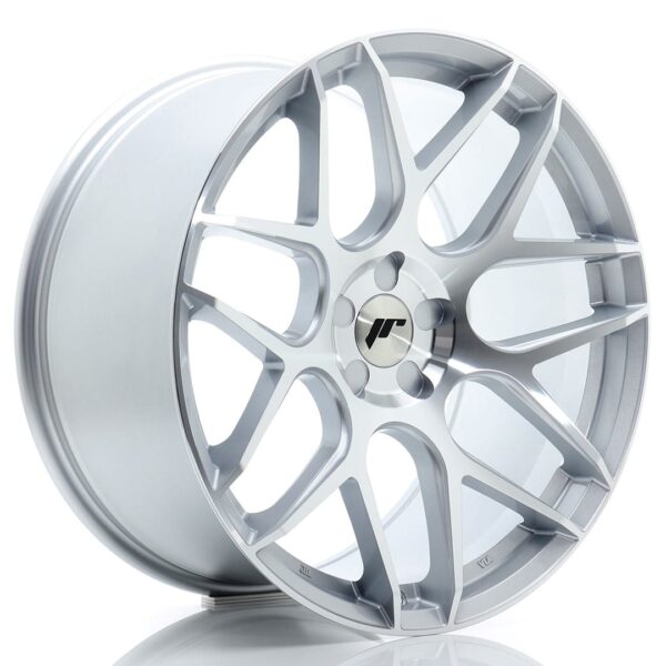 Felg Japan Racing JR18 20×9,5 ET20-35 5H BLANK Sølvbearbeidet front