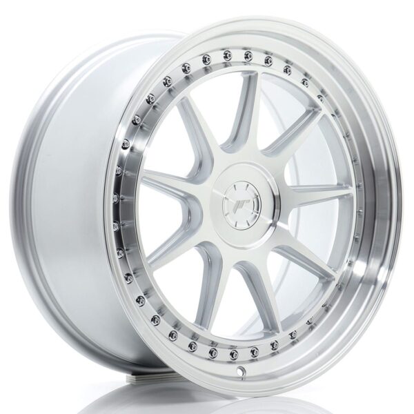 Felg Japan Racing JR47 19×9 ET15-40 5H BLANK Sølvbearbeidet front