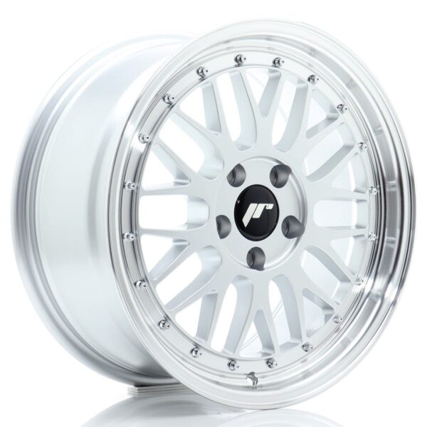 Felg Japan Racing JR23 17×8 ET40 5×112 Hyper Silver med Machined Lip