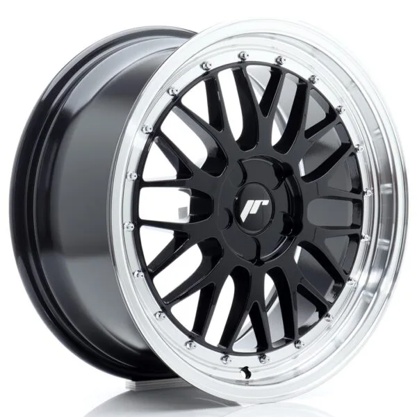Felg Japan Racing JR23 18×8 ET20-42 5H BLANK Blank svart med bearbeidet leppe