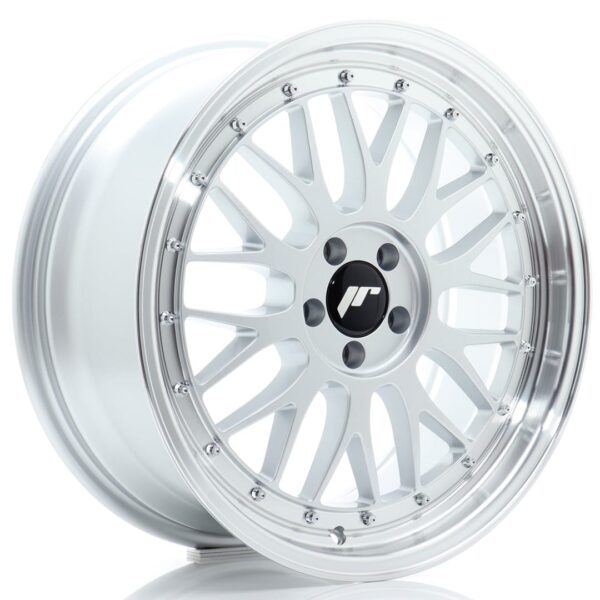Felg Japan Racing JR23 18×8,5 ET35 5×100 Hyper Silver med Machined Lip