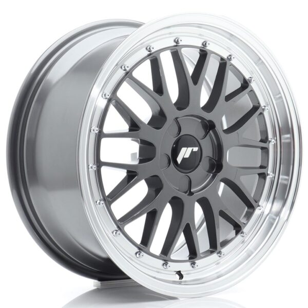 Felg Japan Racing JR23 18×8,5 ET20-48 5H BLANK Hypergrå med bearbeidet leppe