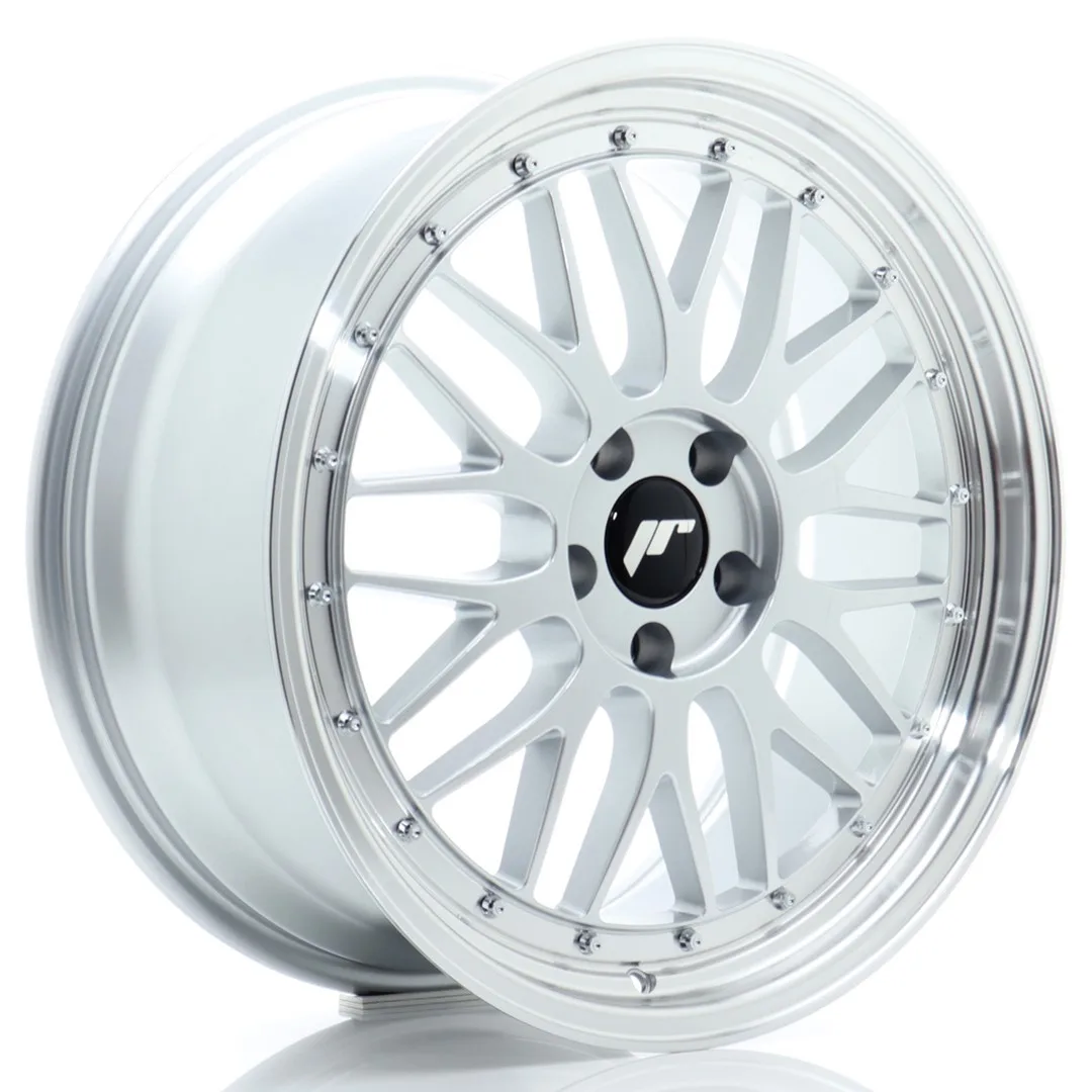 Felg Japan Racing JR23 19x8,5 ET45 5x112 Hyper Silver med Machined Lip