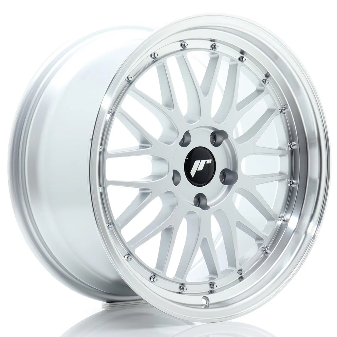 Felg Japan Racing JR23 19x9,5 ET41 5x120 Hyper Silver med Machined Lip