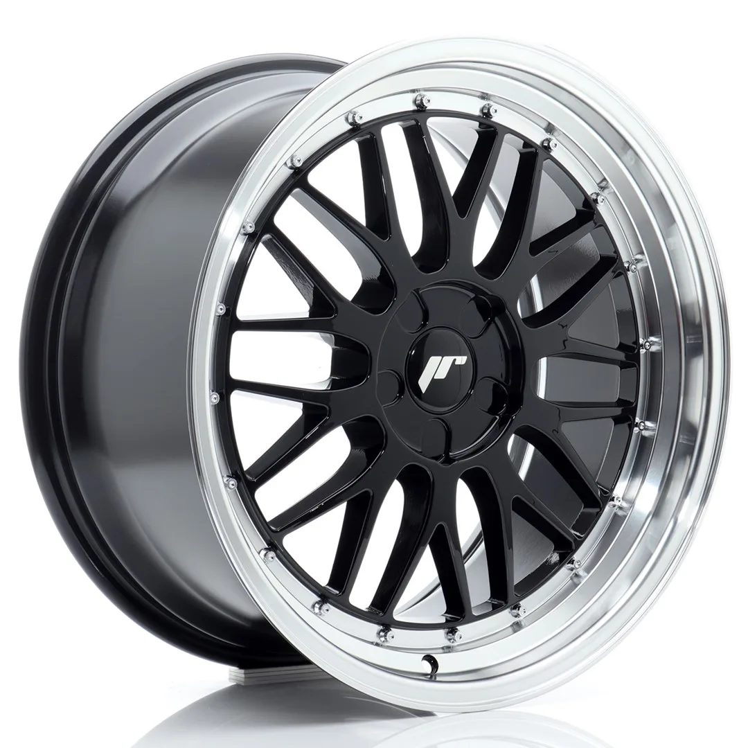 Felg Japan Racing JR23 19x9,5 ET20-45 5H BLANK Gloss Black med Machined Lip