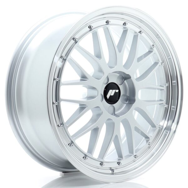 Felg Japan Racing JR23 20×8 ET20-40 5H BLANK Hyper Silver med Machined Lip