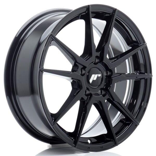 Felg Japan Racing JR21 17×7 ET40 5×100 Glans Sort