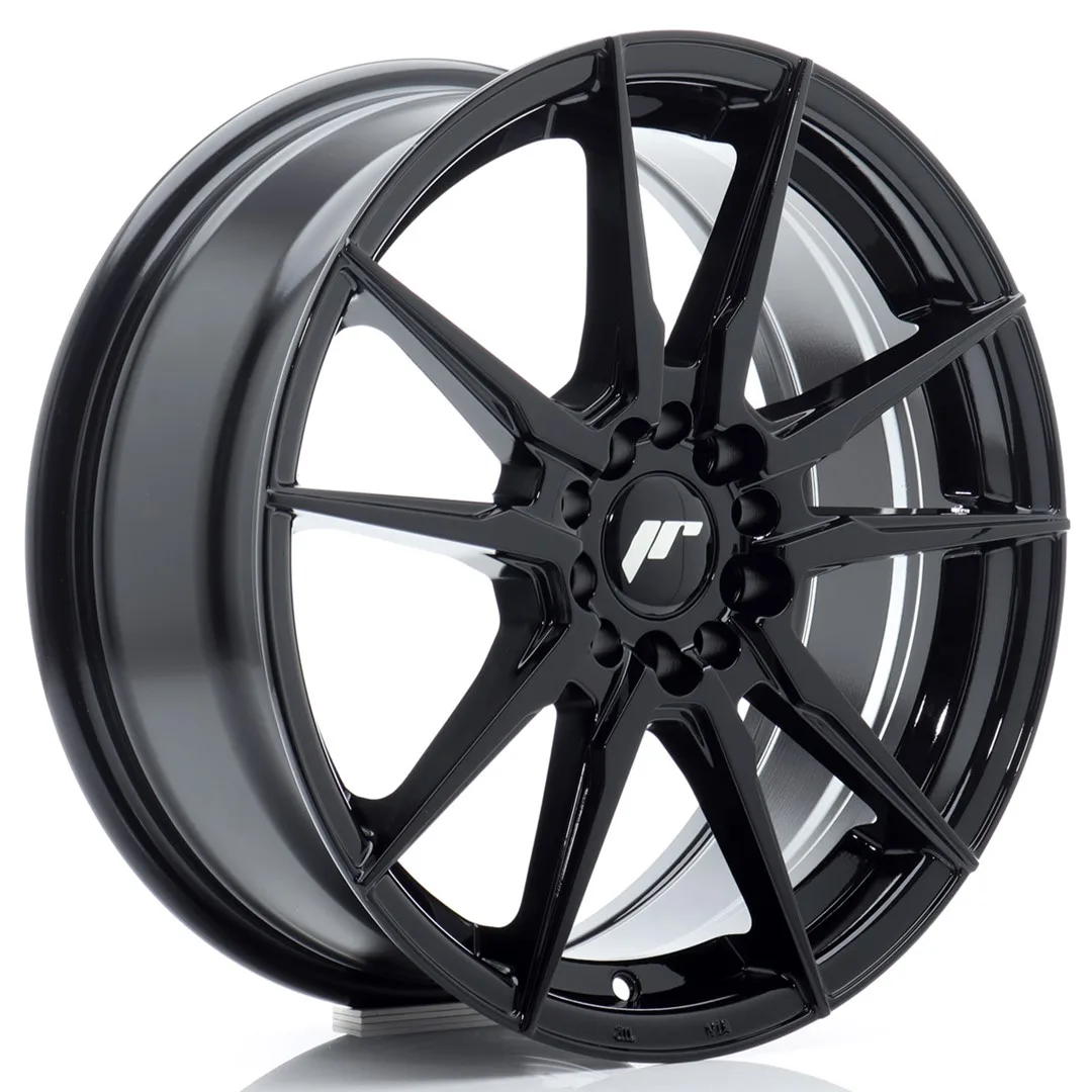 Felg Japan Racing JR21 17x7 ET25 4x100/108 Glans Svart