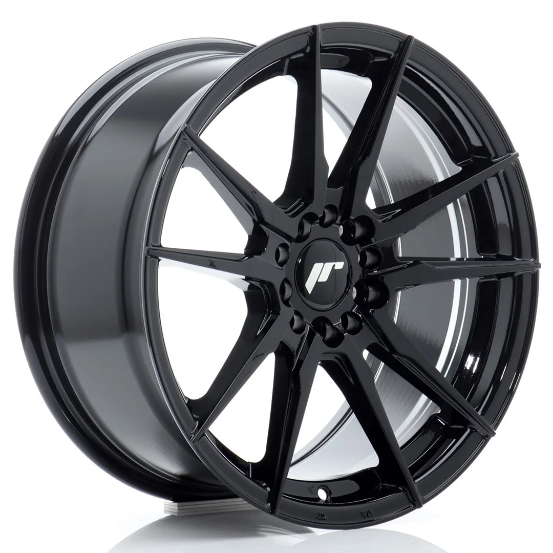 Felg Japan Racing JR21 17x8 ET35 4x100/114 Glans Svart