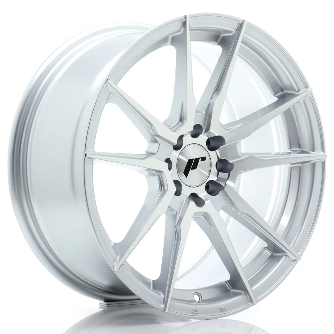 Felg Japan Racing JR21 17x8 ET35 4x100/114 sølvbearbeidet