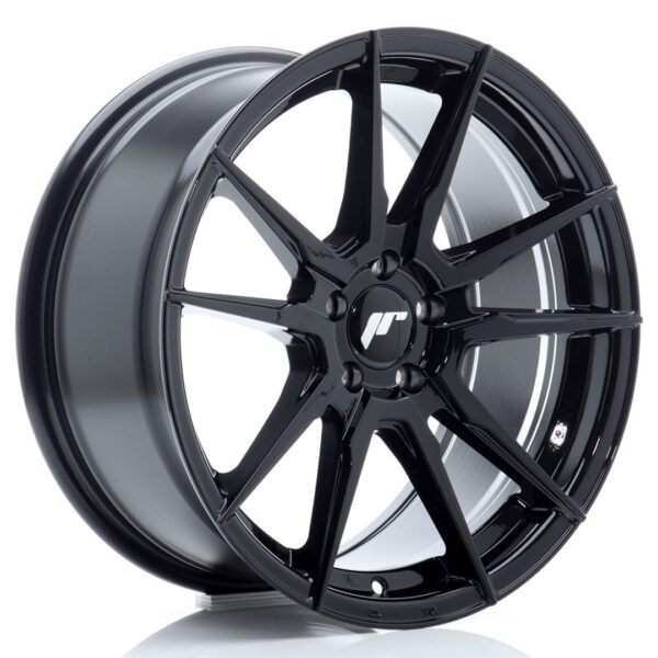 Felg Japan Racing JR21 17×8 ET35 5×100 Glans Sort
