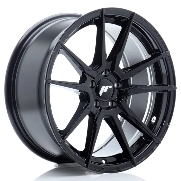 Felg Japan Racing JR21 17×8 ET35 5×100 Glans Sort