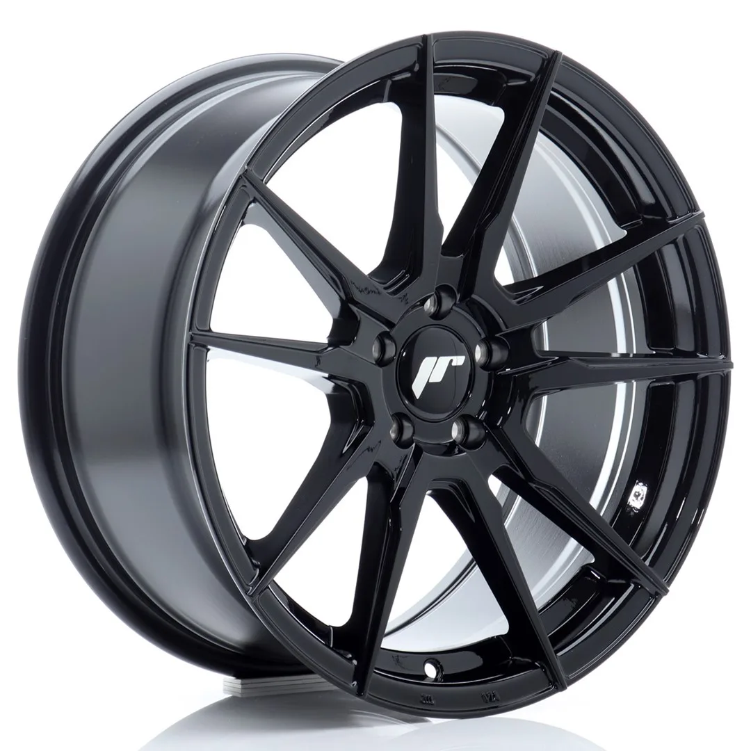 Felg Japan Racing JR21 17x8 ET35 5x100 Glans Sort