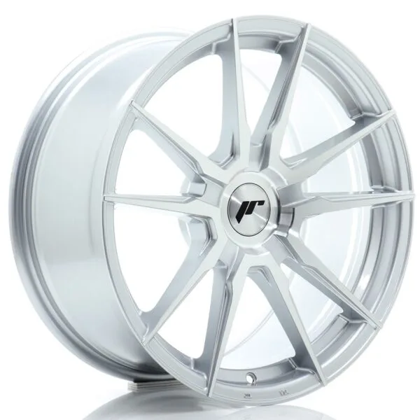 Felg Japan Racing JR21 18×8 ET20-40 BLANK Sølv Maskinert