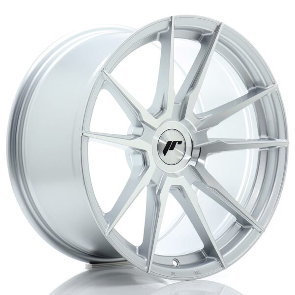 Felg Japan Racing JR21 18×9,5 ET20-40 BLANK Sølvbearbeidet front
