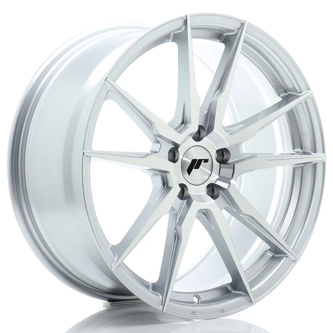 Felg Japan Racing JR21 19x8,5 ET35 5x120 sølvbearbeidet front