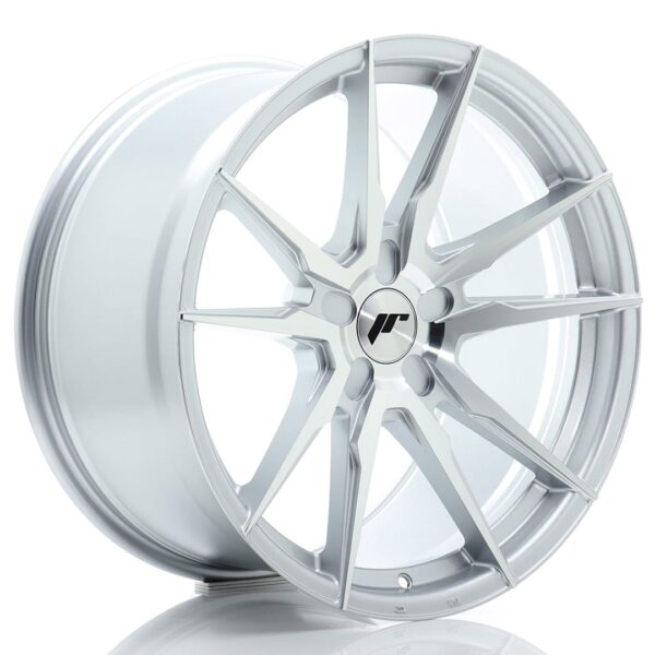 Felg Japan Racing JR21 19×10 ET20-51 5H BLANK Sølvbearbeidet front
