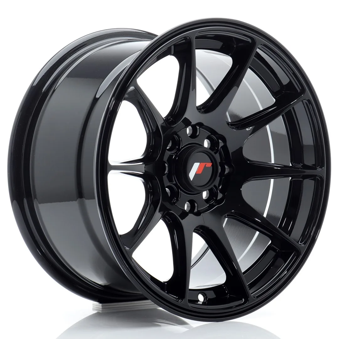 Felg Japan Racing JR11 15x8 ET25 4x100/108 Glans Svart