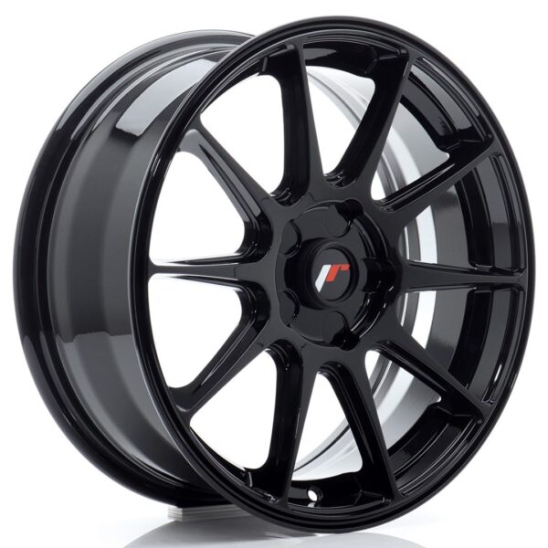 Felg Japan Racing JR11 17×7 ET20-38 5H BLANK Blank svart
