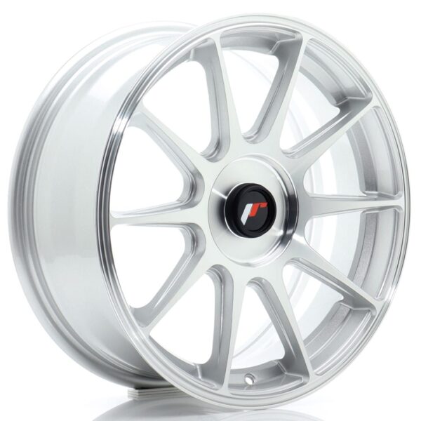 Felg Japan Racing JR11 17×7 ET20-38 BLANK Sølv Maskinert