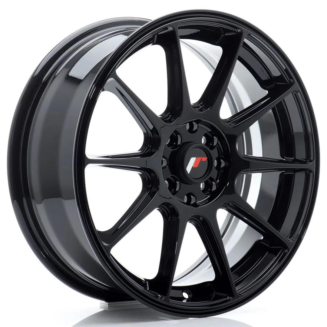 Felg Japan Racing JR11 17x7 ET35 5x112/114,3 Glans Svart