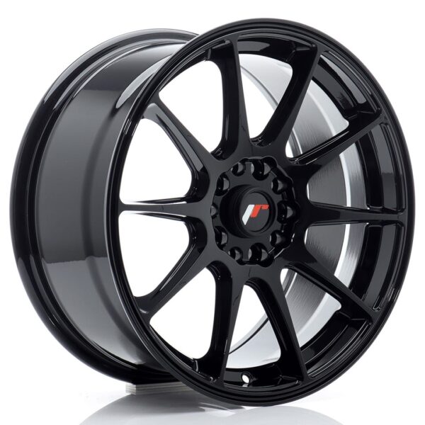 Felg Japan Racing JR11 17×8 ET35 5×112/114,3 Glans Svart