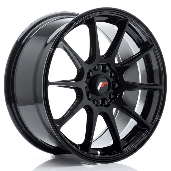 Felg Japan Racing JR11 17x8 ET35 5x112/114,3 Glans Svart