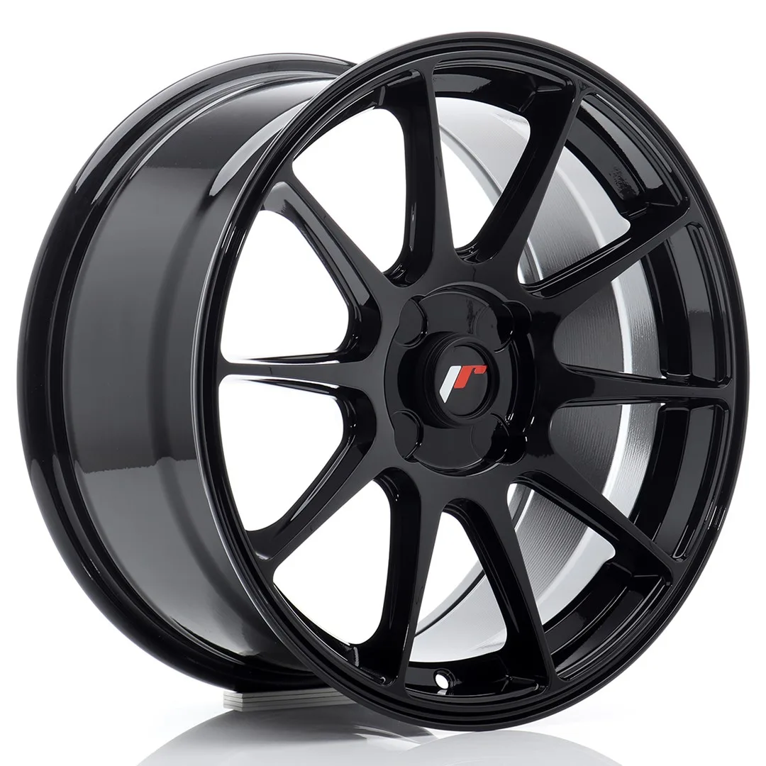 Felg Japan Racing JR11 17x8 ET20-35 4H BLANK Blank Svart
