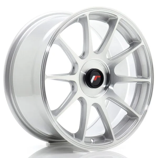Felg Japan Racing JR11 17x8 ET20-35 BLANK Sølv Maskinert