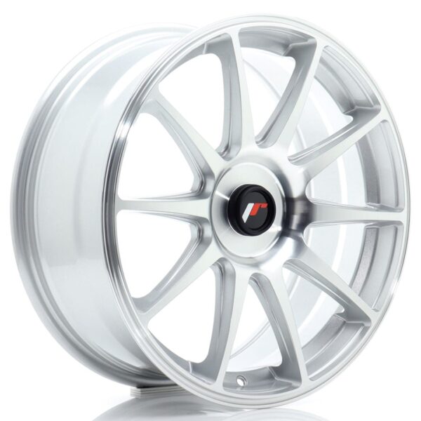 Felg Japan Racing JR11 18×7,5 ET20-40 BLANK Sølv maskinert