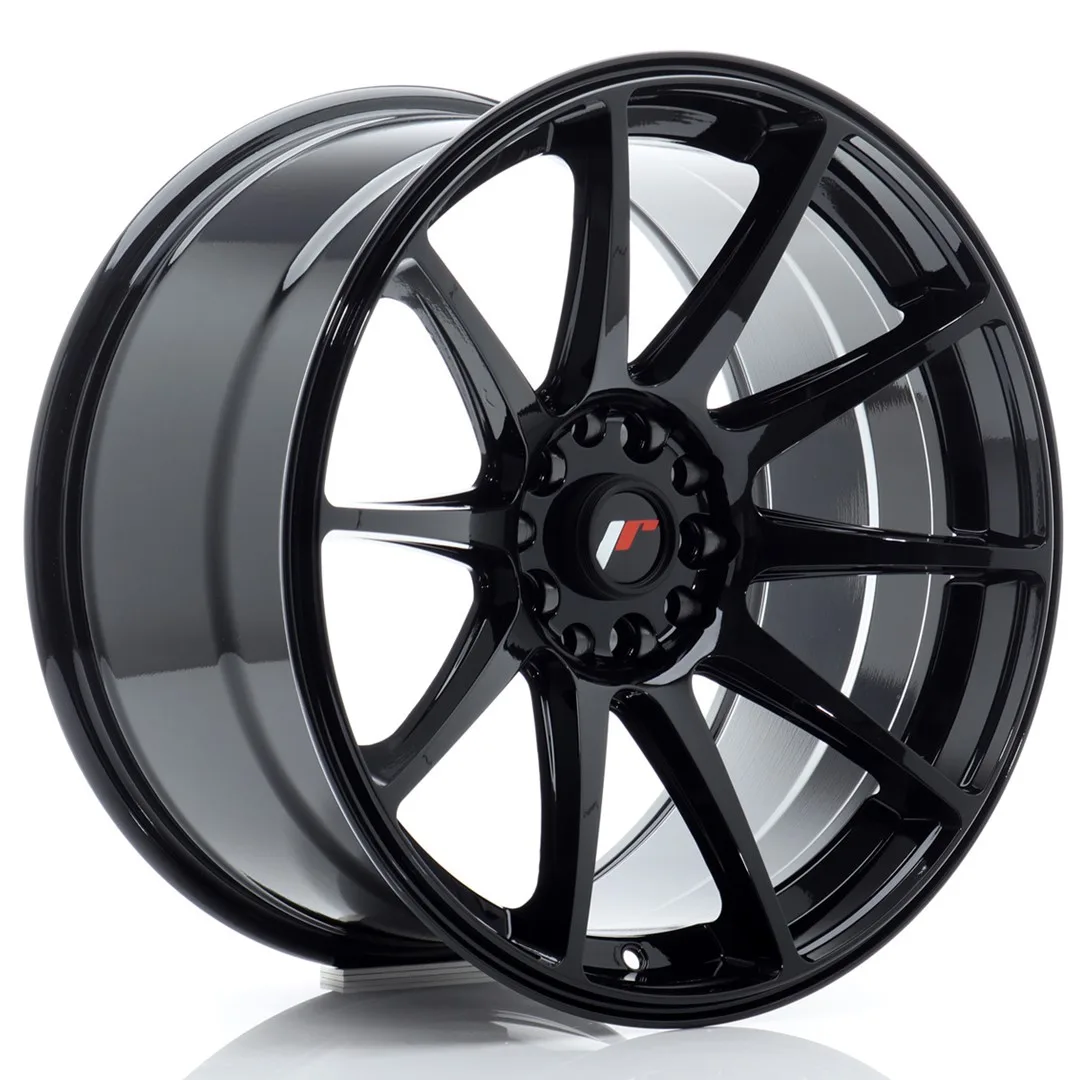 Felg Japan Racing JR11 18x9,5 ET30 5x100/108 Glans Svart
