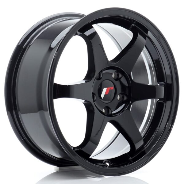 Felg Japan Racing JR3 17×8 ET35 5×120 Glans Sort