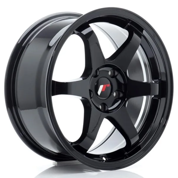 Felg Japan Racing JR3 17×8 ET35 5×120 Glans Sort