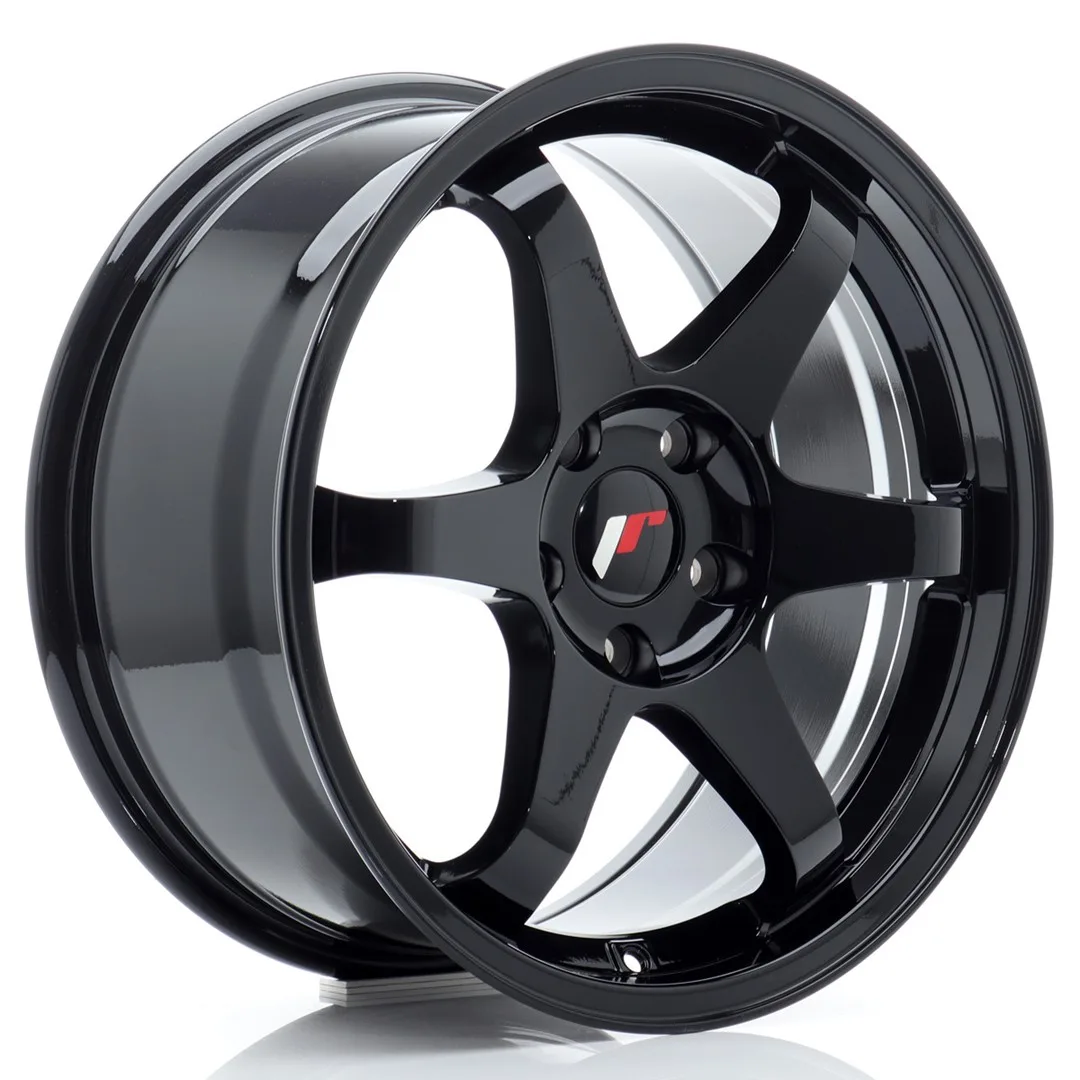 Felg Japan Racing JR3 17x8 ET35 5x120 Glans Sort