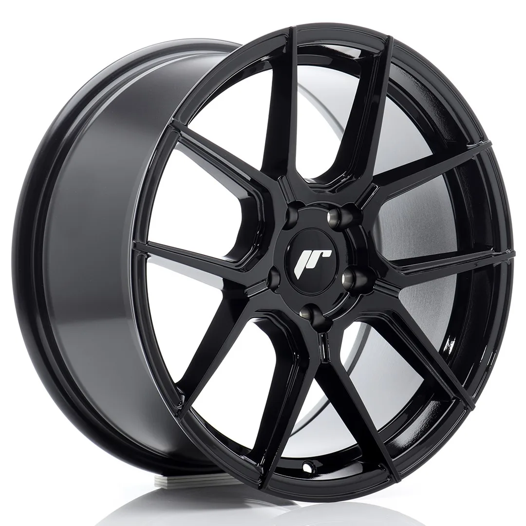 Felg Japan Racing JR30 17x8 ET40 5x100 Glans Sort