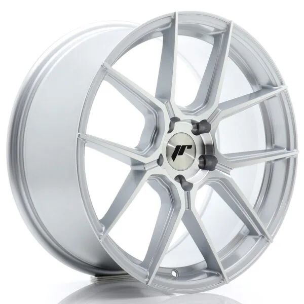 Felg Japan Racing JR30 18×8,5 ET45 5×112 sølvbearbeidet front