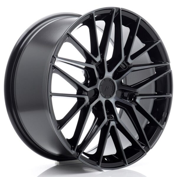 Felg Japan Racing JR38 19×8 ET20-40 5H BLANK Svart maskinbearbeidet med tonet front