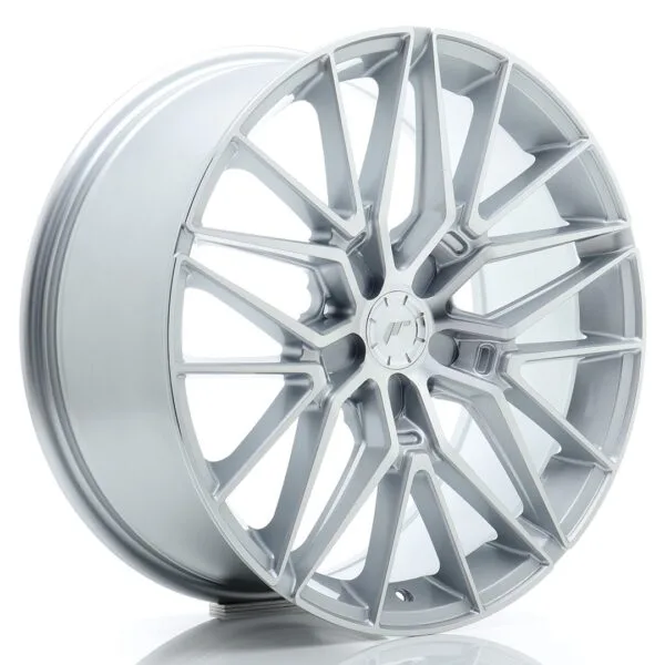 Felg Japan Racing JR38 19×8 ET20-40 5H BLANK Sølvbearbeidet front