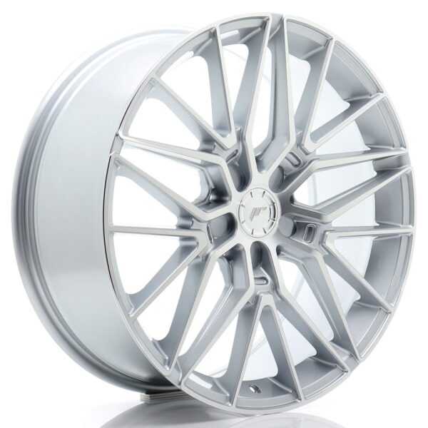 Felg Japan Racing JR38 20×8,5 ET20-45 5H BLANK Sølvbearbeidet front