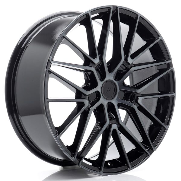 Felg Japan Racing JR38 20×9 ET20-51 5H BLANK Svart maskinert med tonet front