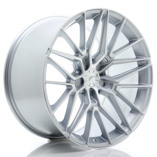 Felg Japan Racing JR38 20×10,5 ET15-45 5H BLANK Sølvbearbeidet front
