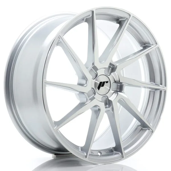 Felg Japan Racing JR36 19×8 ET20-40 5H BLANK Sølvbearbeidet front