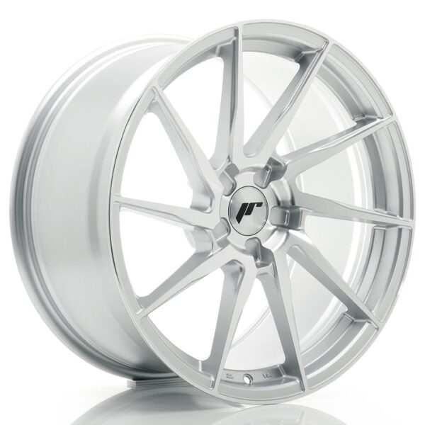 Felg Japan Racing JR36 19×9,5 ET20-45 5H BLANK Sølvbearbeidet front