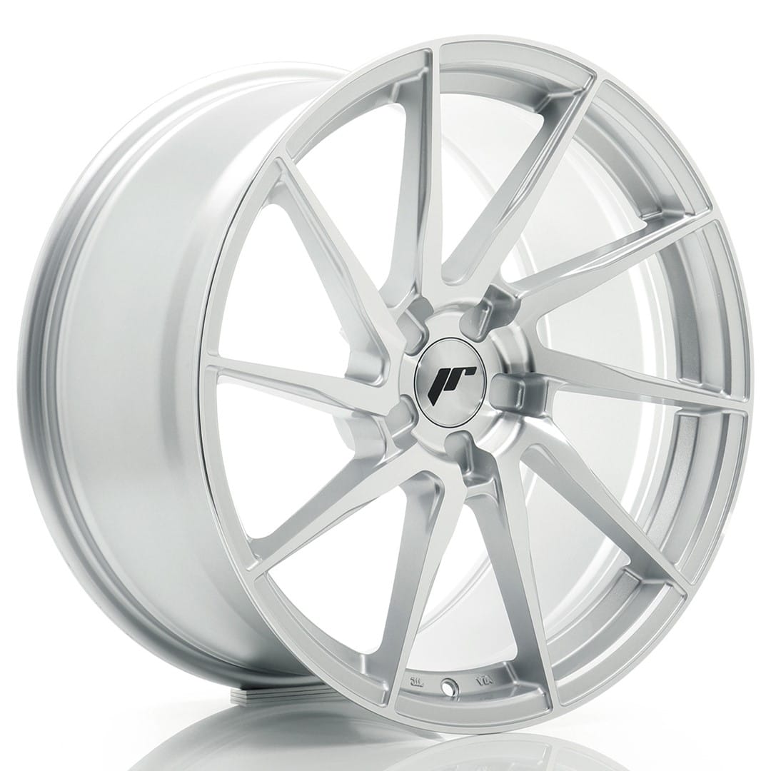 Felg Japan Racing JR36 19×9,5 ET20-45 5H BLANK Sølvbearbeidet front