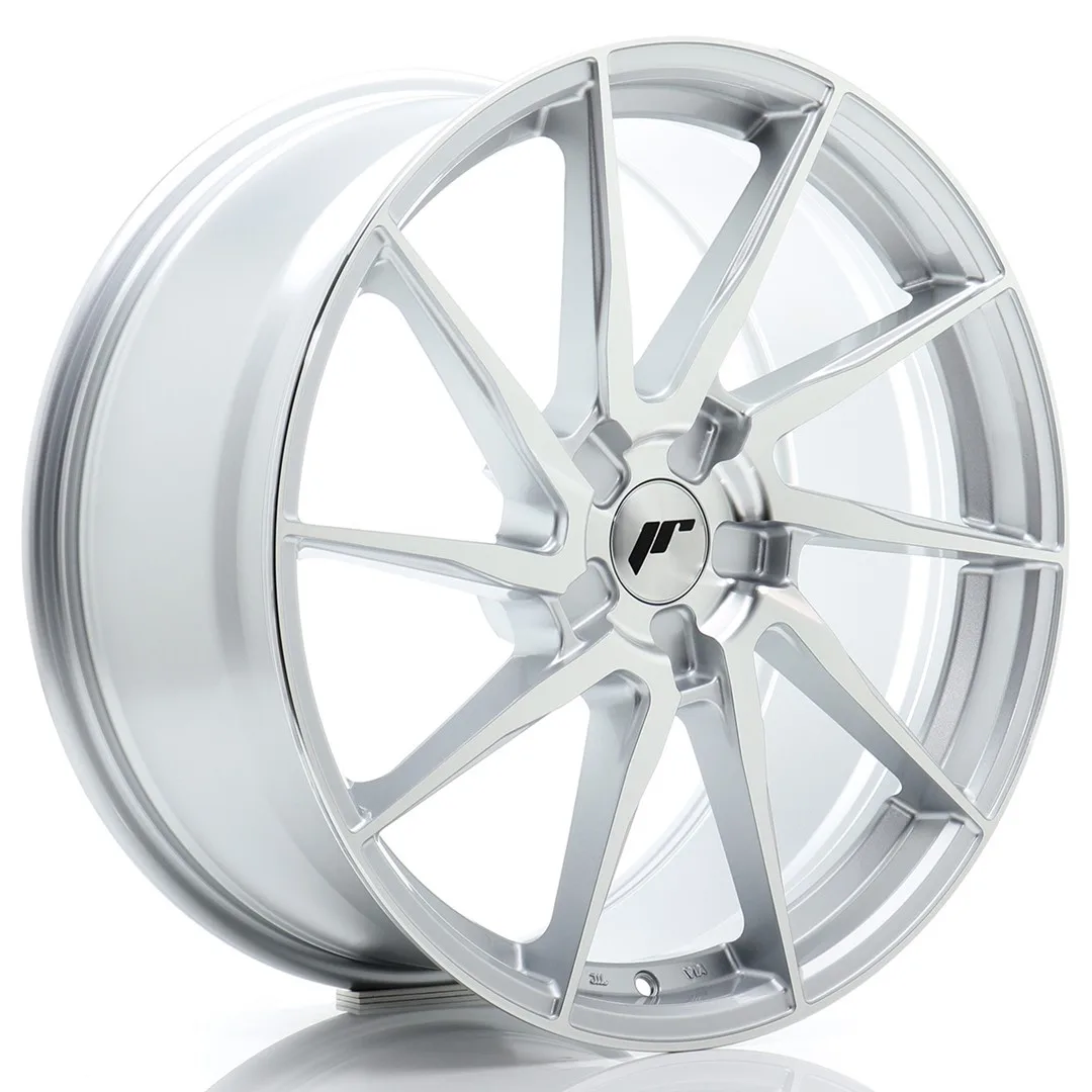 Felg Japan Racing JR36 20x8,5 ET20-45 5H BLANK Sølvbearbeidet front