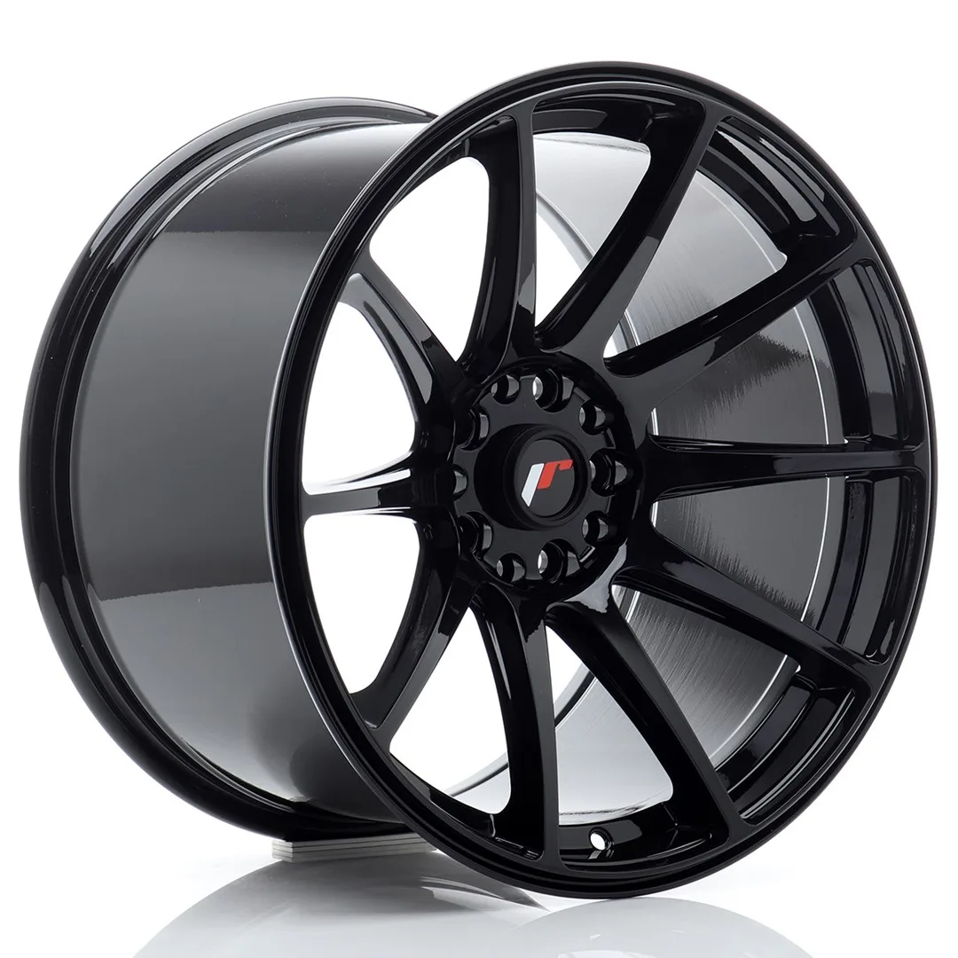 Felg Japan Racing JR11 18x10,5 ET22 5x114/120 Glans Svart