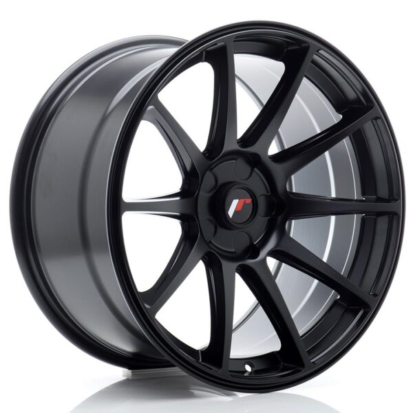 Felg Japan Racing JR11 18×9,5 ET20-30 5H BLANK Matt Svart