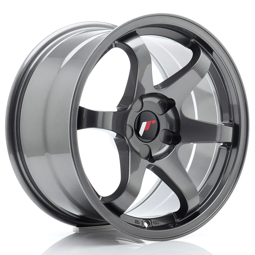 Felg Japan Racing JR3 17x9 ET20-35 5H BLANK Gun Metal
