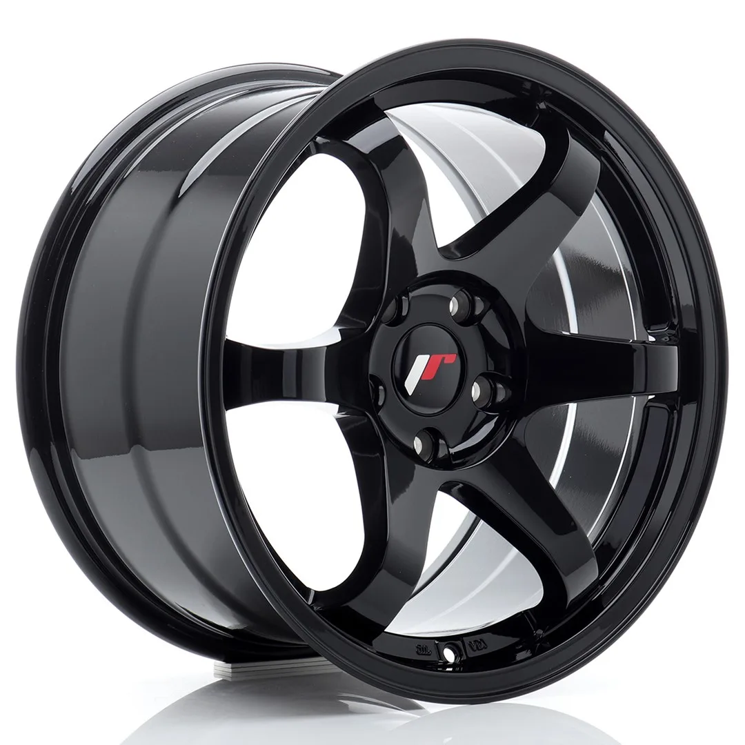 Felg Japan Racing JR3 17x9 ET35 5x114,3 Glans Sort